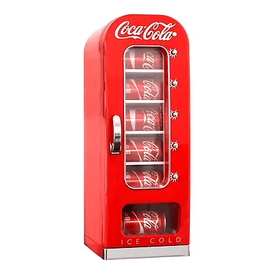 Coca-Cola 110V Mini Fridge- Retro Vending Machine Themed Portable Cooler/Warmer • $239.99