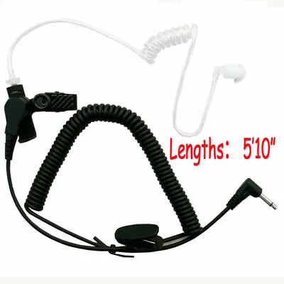 New 3.5mm Receive Headset Earphone Earpiece For Motorola Radio Mic Walkie Talkie • $10.99