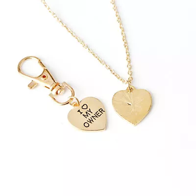 Love My OwnerI Love My Dog Pet Dog Bone Necklace • $9