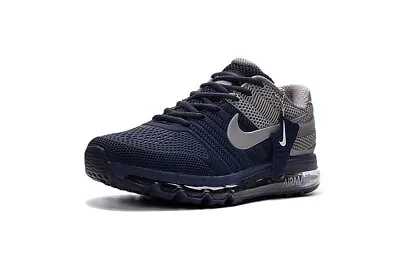 NIKE AIR MAX 2017 Men's Running Trainers Shoes Blue And Gray • $188.11