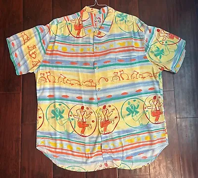 Jams World Mens Hawaiian Shirt XXL  • $39.95