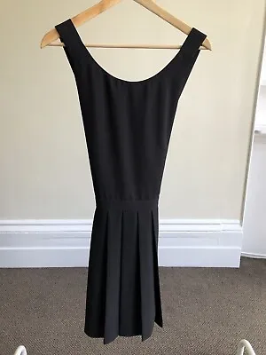 Jaeger Boutique Black Pinafore Dress Size S • £15