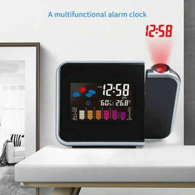 £11.99 • Buy LED Digital Smart Alarm Clock Desktop Projection Projector Time Clock UK