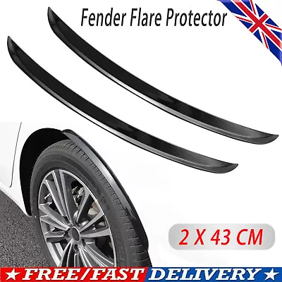 X2 Universal Car Wide Fender Flares Wheel Arch Extensions Protector Trim Cover • £7.89