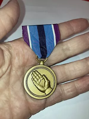 Nice Vintage Humanitarian Military Service Medal Ribbon • $3