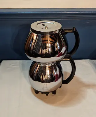 VTG Sunbeam Coffeemaster C30A Chrome Vacuum Siphon Coffee Pot Maker WORKING! • $74.99