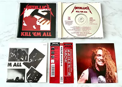 Metallica Kill Em All CD JAPAN IMPORT! 1989 CBS 25DP 5339 W/Obi Am I Evil RARE! • $189.99