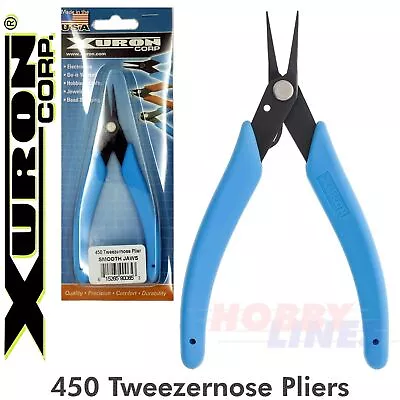 Xuron 450 Tweezer Nose Pliers Smooth Jaws Ultra Precise Made In The USA • £15.26