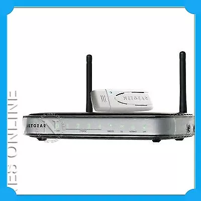 Netgear DGNB2100 Wireless-N300 Modem Router+USB Adapter • $172