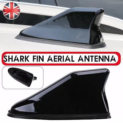 Black  Shark Fin Radio Signal Antenna For Vauxhall Astra Corsa Ford Transit Golf • £11.38