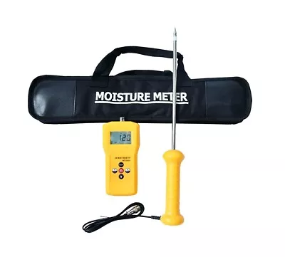 Portable Hay Moisture Meter Hay Moisture Tester Hay Moisture Analyzer With 0-80% • $135