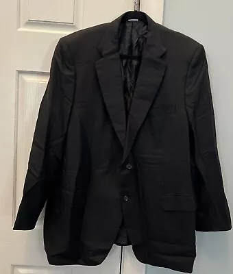 BRIONI For Neiman Marcus Black Wool/Silk Blazer Jacket Men's Size 48 R  T1 • $95