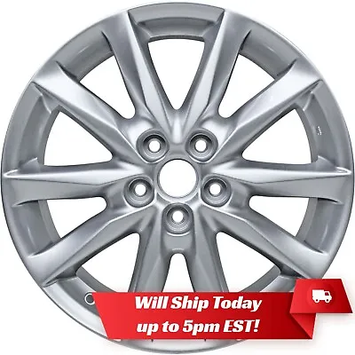 New 18  Silver Replacement Alloy Wheel Rim For 2017-2018 Mazda 3 - 64940 • $215