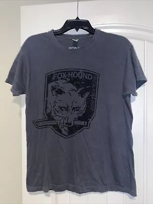 Metal Gear Solid Rising Shirt SZ Medium FOXHOUND Rare Charcoal Color Authentic • $20