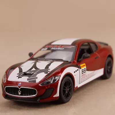 Red Model Car 2016 Maserati Gran Turismo MC Stradale 1:38 12.5cm Race Car Decal • $30