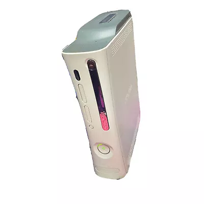 $59.99 • Buy Microsoft Xbox 360 60GB HDD White Console TESTED & WORKING Disc Tray Get Stuck