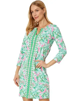NWT Lilly Pulitzer Nadine Dress Botanical Green Just Wing It S • $79.99