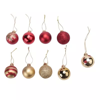 50Pcs Christmas Tree Decorations Balls Bauble Xmas Party Hanging Ball7374 • $21.99