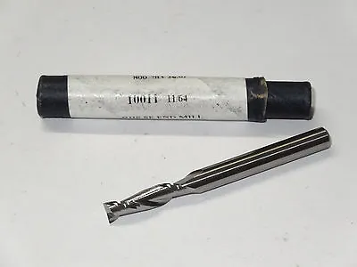 $9.99 • Buy 1 Pcs STERLING 11/64  X 3/16  Shank Solid Carbide End Mill Endmill 2 Flutes USA
