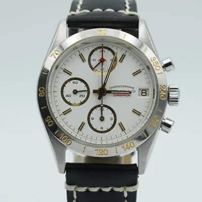 £1138.31 • Buy Eberhard Champion Automatic Chrono Men's Watch 31022 39MM Steel Pretty EB006