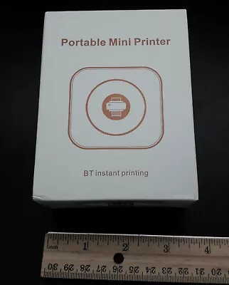 NEW Pink/White BT INSTANT PRINTING Mini Wireless Bluetooth Thermal Printer • $17.91