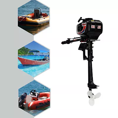 2-Stroke Outboard Motor Fishing Boat Engines CDI Water-Cooled System 52CC • $246.06