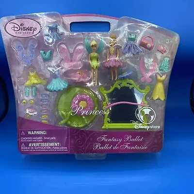 £19.34 • Buy DISNEY Store PRINCESS MINI FANTASY BALLET PLAY SET SEALED BOX