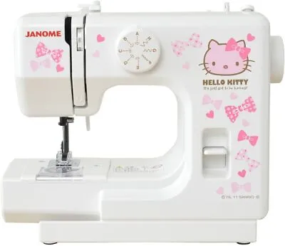 $200.15 • Buy Janome Hello Kitty Compact White Sewing Machine KT-W Japan Import New