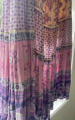 $159 • Buy ☮️⚜️Spell And The Gypsy Portobello Road Floral Maxi Skirt Sz S Boho Hippie⚜️♉️