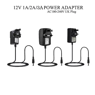 Uk Mains 12v 2a 1a Power Supply Switching Adapter Ac/dc 100-240v For Cctv Light • £7.10