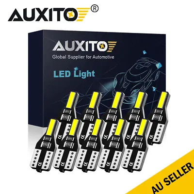 10x T10 LED AUXITO  NEW  Interior Parker Light Number Plate Light Globes 6000K • $10.59