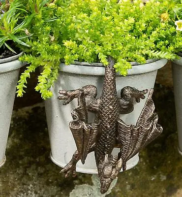 Pot Buddies Handmade Dragon Figure Plant Pot Hanger - Decorative Ornament • £12.99