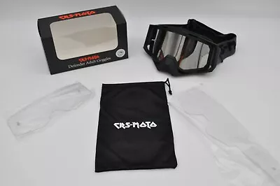 CRS-MOTO Defender Adult Goggles Matte Black & Grey • $59.99