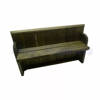 Dolls House Oak Tudor Pew  1/12th Scale (02194) • £15.95