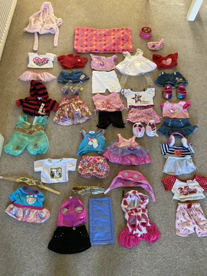 £49.99 • Buy Large Lot Of Build A Bear Clothes And Accessories Hello Kitty One Direction Etc