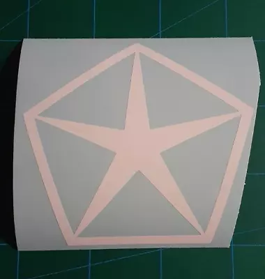 23  Custom Mopar Star Logo Emblem Vinyl Decal Sticker For Mopar Cars Trucks. • $23