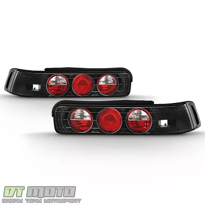 Black 90-93 Acura Integra 2Dr Coupe Altezza Tail Lights Lamps Left+Right Pair • $79.99