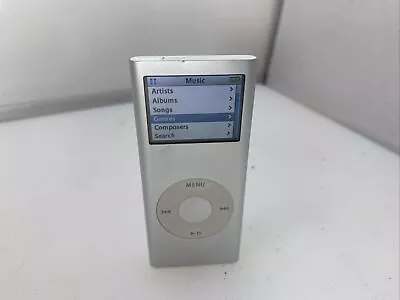 Apple A1199 IPod Nano 2nd Gen 2GB Silver Works Tested • $20