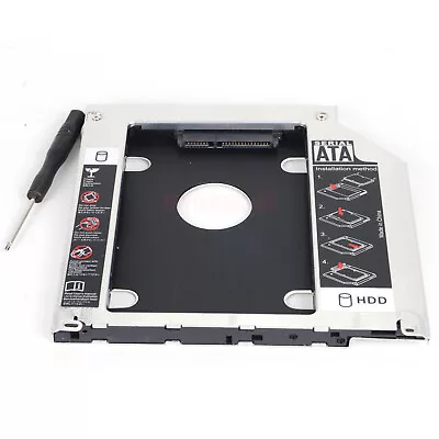 2ND Hard Drive SATA Case 2.5  HDD SSD Caddy Bay For Apple Macbook Pro Unibody • $7.59