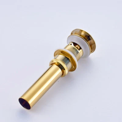 £14.39 • Buy Luxury Gold Bathroom Pop Up Drain Stopper Vessel Basin Sink With Overflow