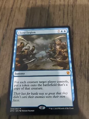 MTG Magic The Gathering Clone Legion (48/272) Dragons Of Tarkir LP • $2.45