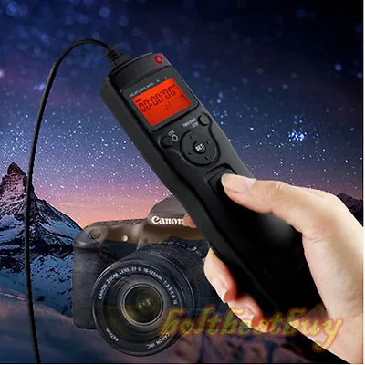 $27.89 • Buy Timer Intervalometer Remote For Sony Camera A58 NEX-3NL A7 A7R A3000 A6000 HX300