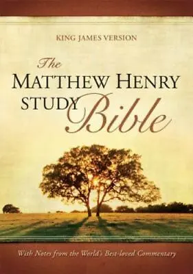 KJV Matthew Henry Study Bible-Black Faux Leather • $22.77