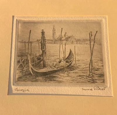 Pickert Harald Venice Etching Austrian Aquatint Italy • $200