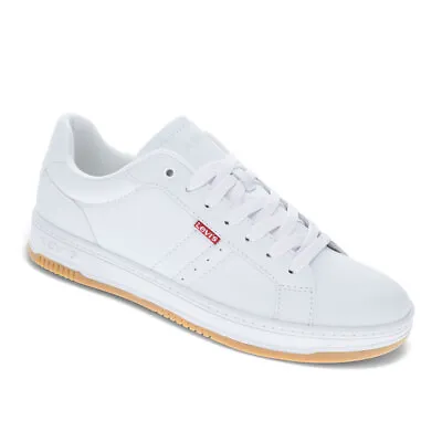 Levi's Mens Carson Synthetic Leather Casual Lace Up Sneaker Shoe • $34.99