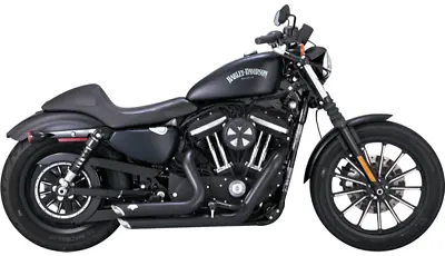 Vance & Hines 47329 Black Pro Pipe 2 Into 1 Exhaust For Harley Sportster XL 1... • $899.99