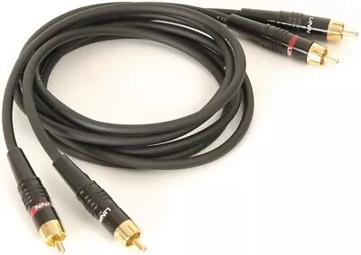 £75 • Buy New Linn Black 2 RCA To 2 RCA Analogue Audio Interconnect Cable 1.2m Pair 