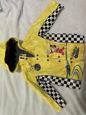 Disney Mickey Mouse Toddler 4T Rain Coat Yellow Rain Jacket • $10