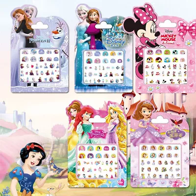 Buy 2 Get 1 Free Kids Nail Stickers Frozen Princess Ariel Peppa Pig Pony Minnie • $2.70