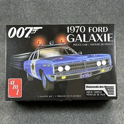 AMT 1970 Ford Galaxie Police Car James Bond 1:25 Scale Plastic Model Kit AMT1172 • $26.24